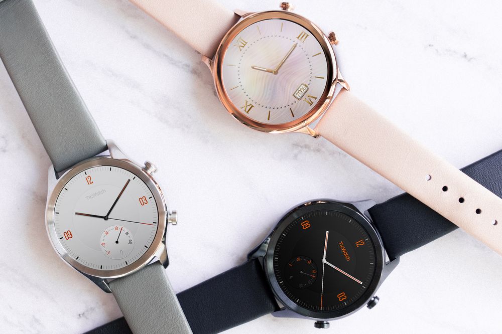 TicWatch C2_Silver_Rose Gold_Black