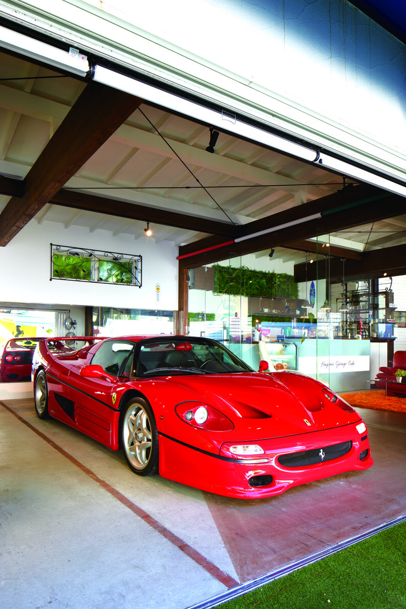 F50 เป็น Road Car ที่ติดตั้งเครื่องยนต์ F1 ดังนั้น จึงให้ความรู้สึกที่สมบุกสมบันเวลาขับขี่ เคยชอบขับ F40 มาก่อน จึงไม่ลังเลที่จะขับ F50 เขาบอกว่าชอบเส้นด้านข้าง